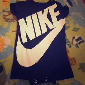 Black/white Nike onesie!